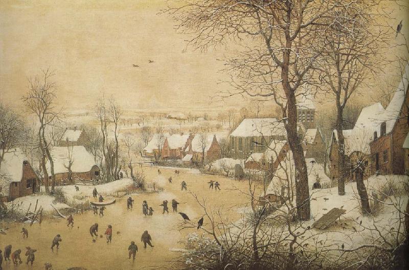 Pieter Bruegel Snow oil painting image